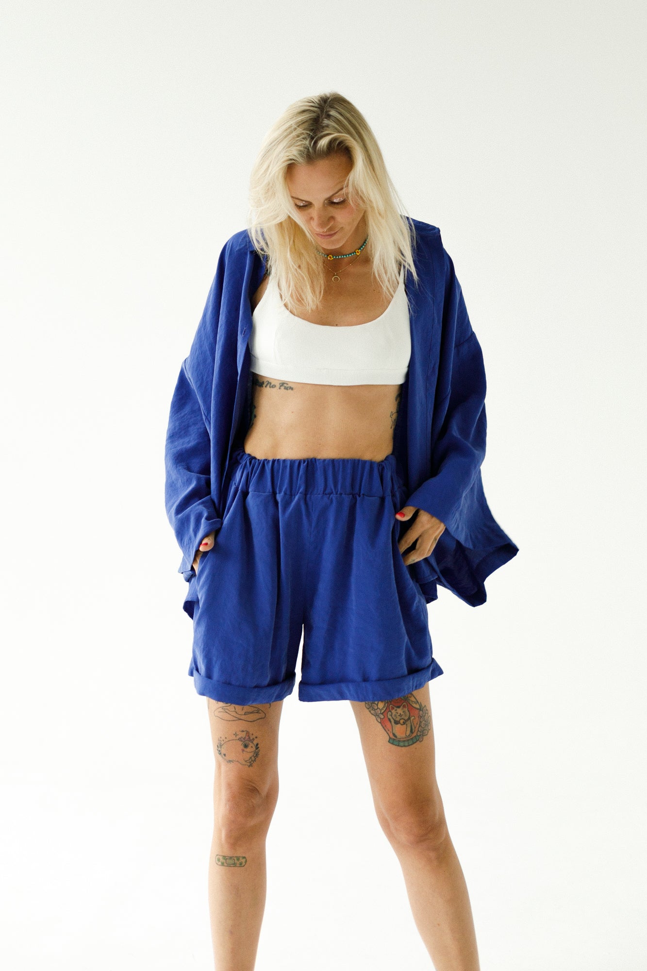 Spodenki Nothing Official Cobalt Blue