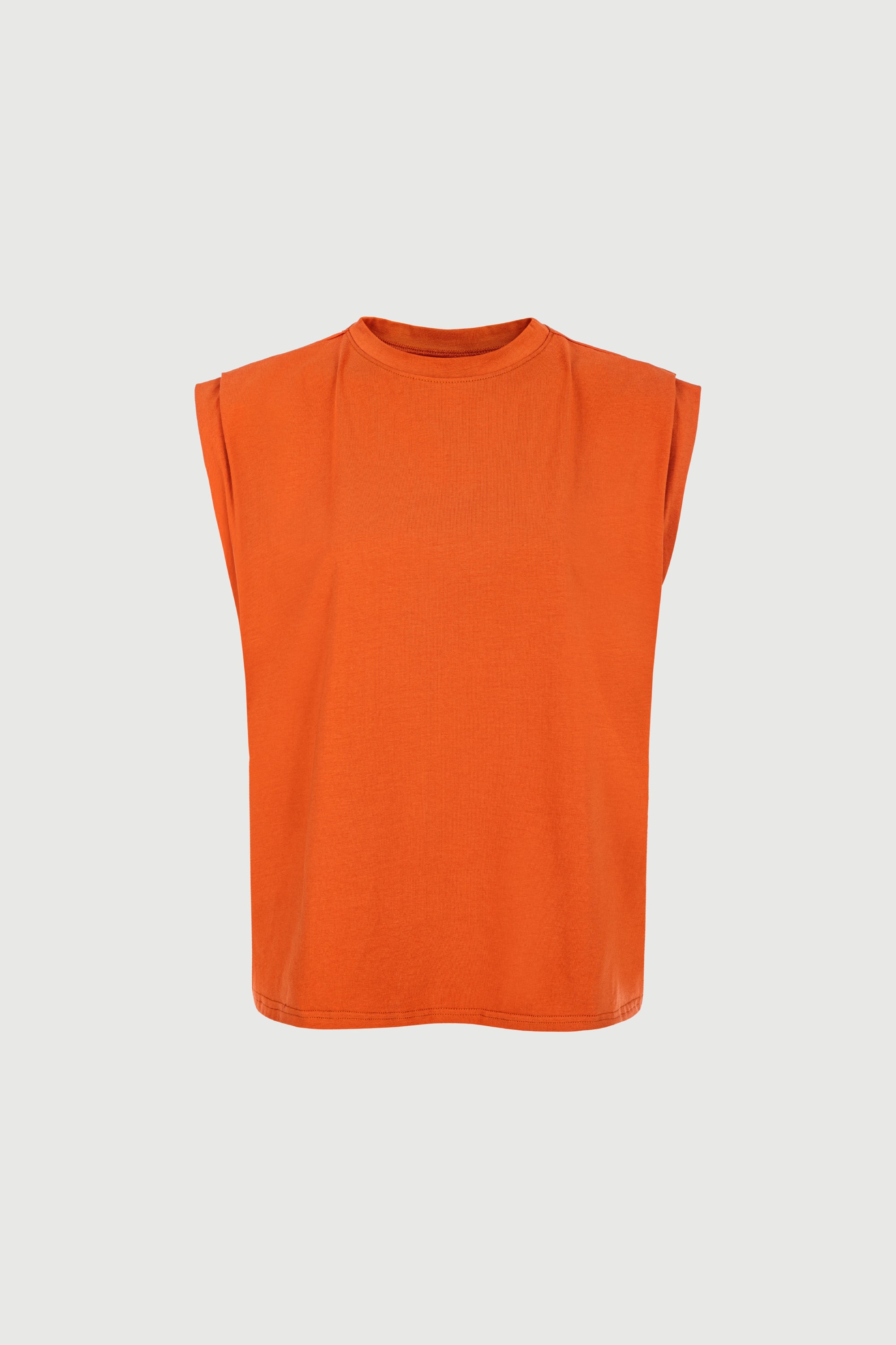 Executive-T-Shirt in gebranntem Orange || Baumwolle