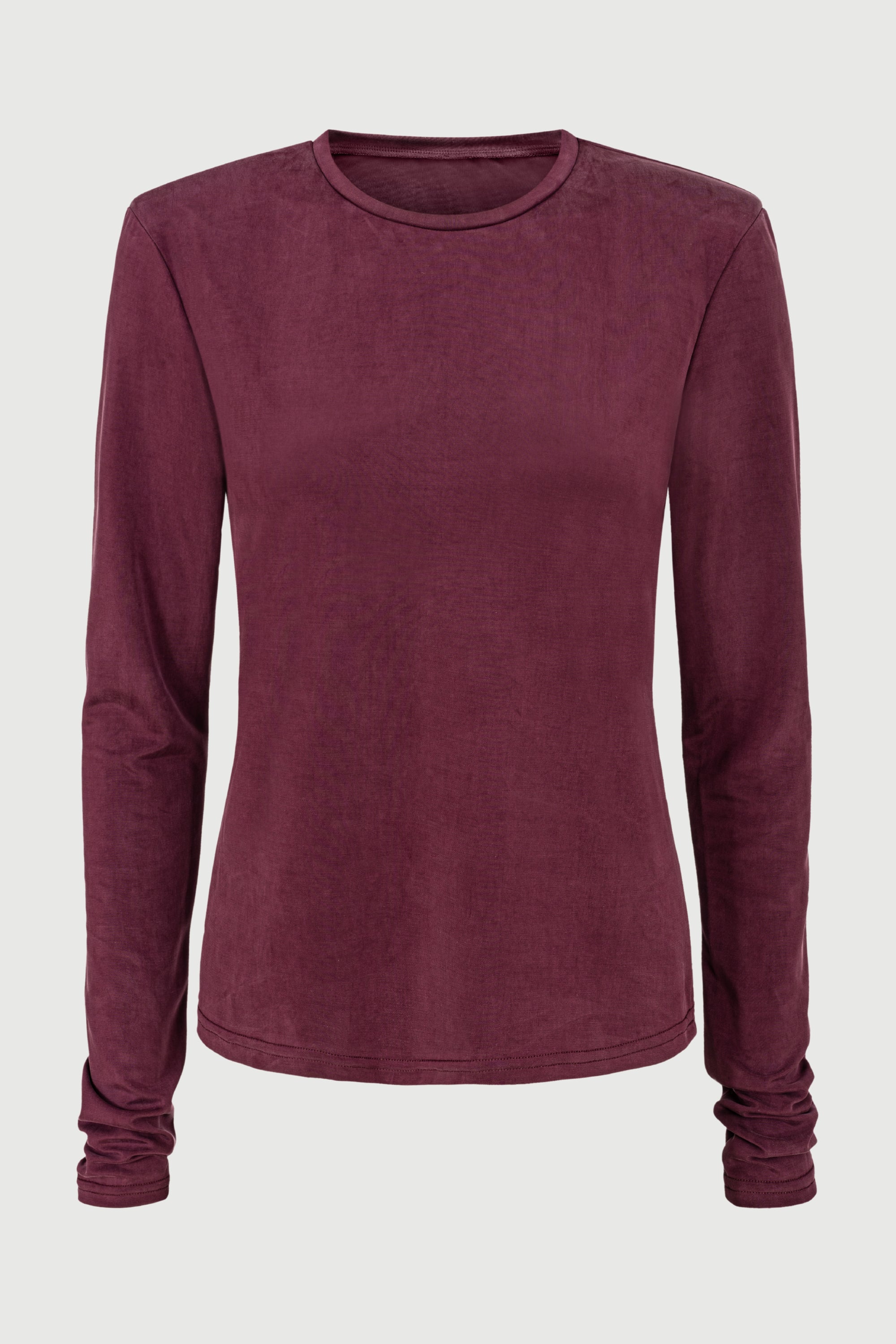Longsleeve Canvas z poduszkami Burgund || Tencel & Wiskoza