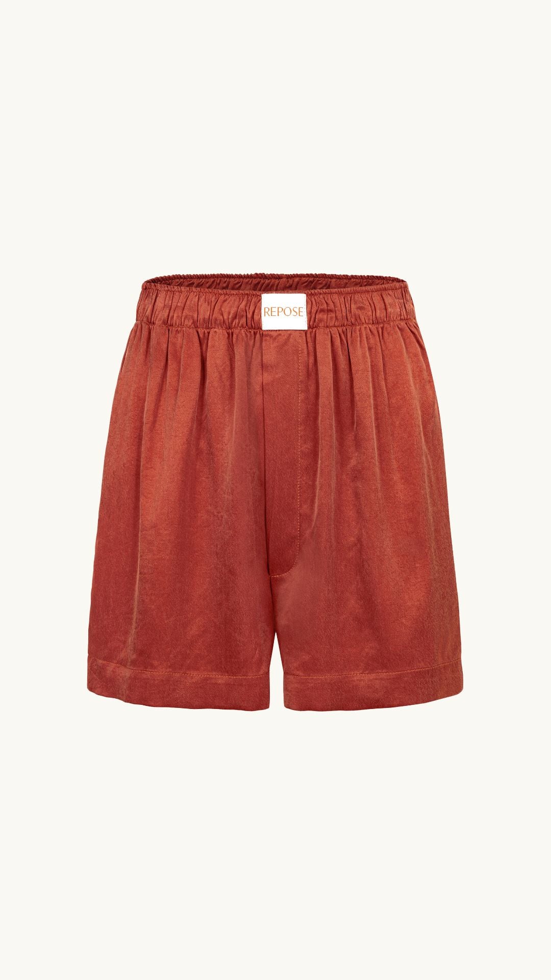 Rote Shorts für Damenwelt || Cupro & Viskose Ecovero