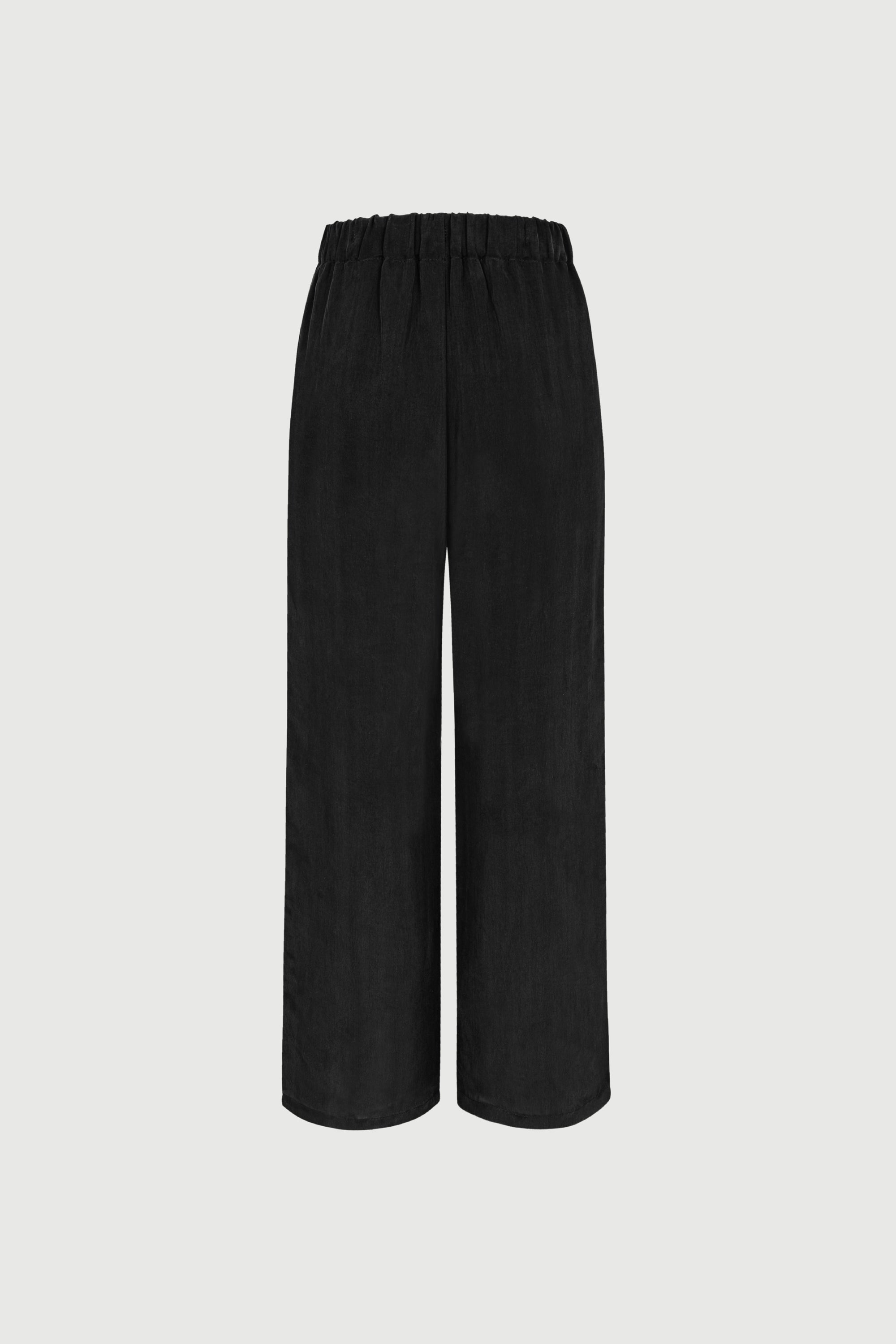 Unter der Sonne Schwarze Hose || Cupro