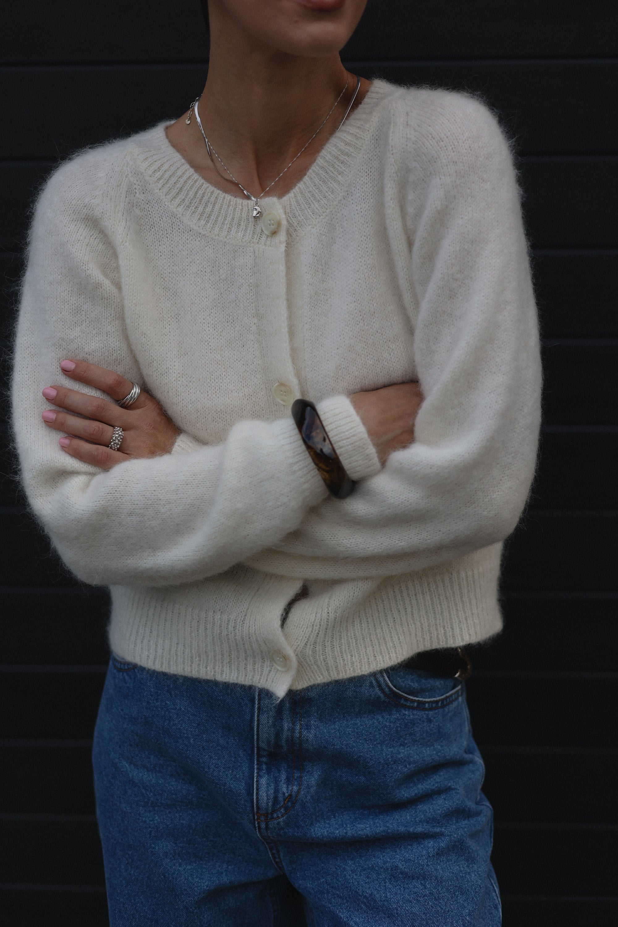 Sweter Cloud Off white || Alpaka