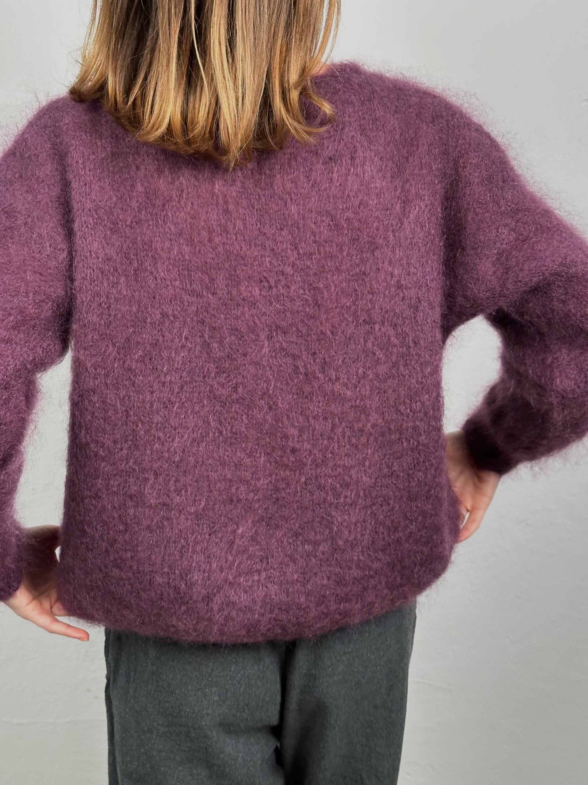 Sweter Daisy Purple || Mohair