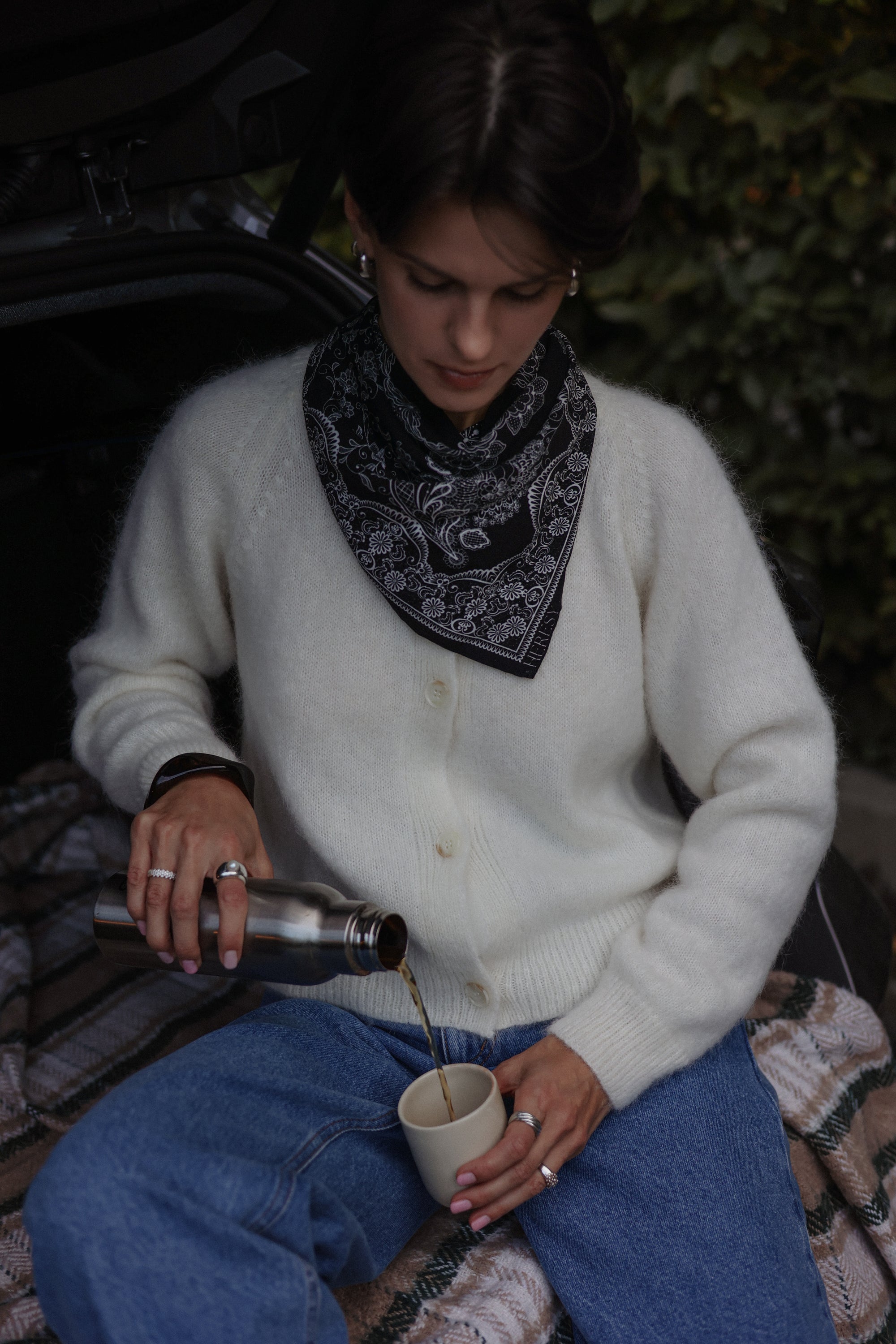 Sweter Cloud Off white || Alpaka
