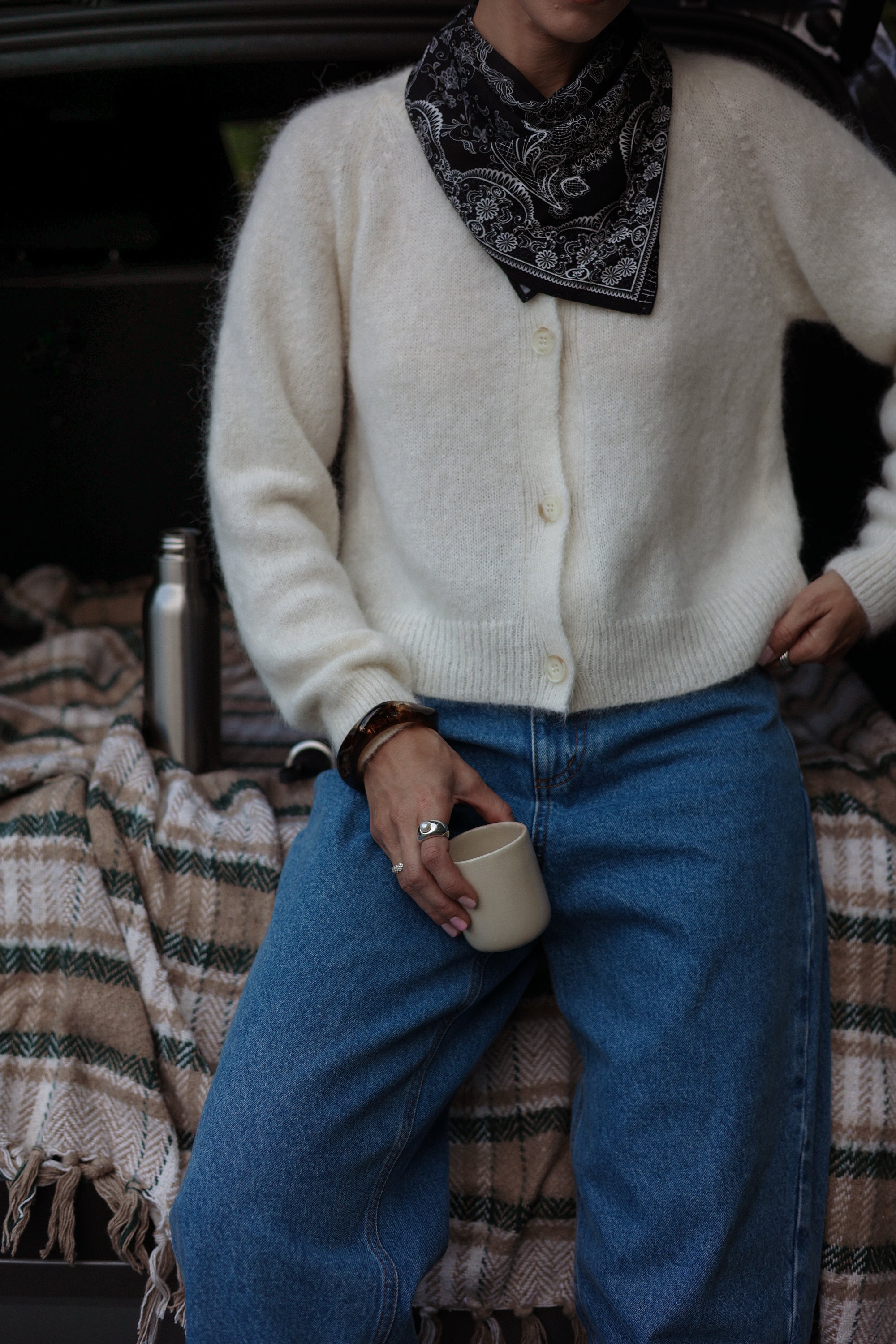 Sweter Cloud Off white || Alpaka