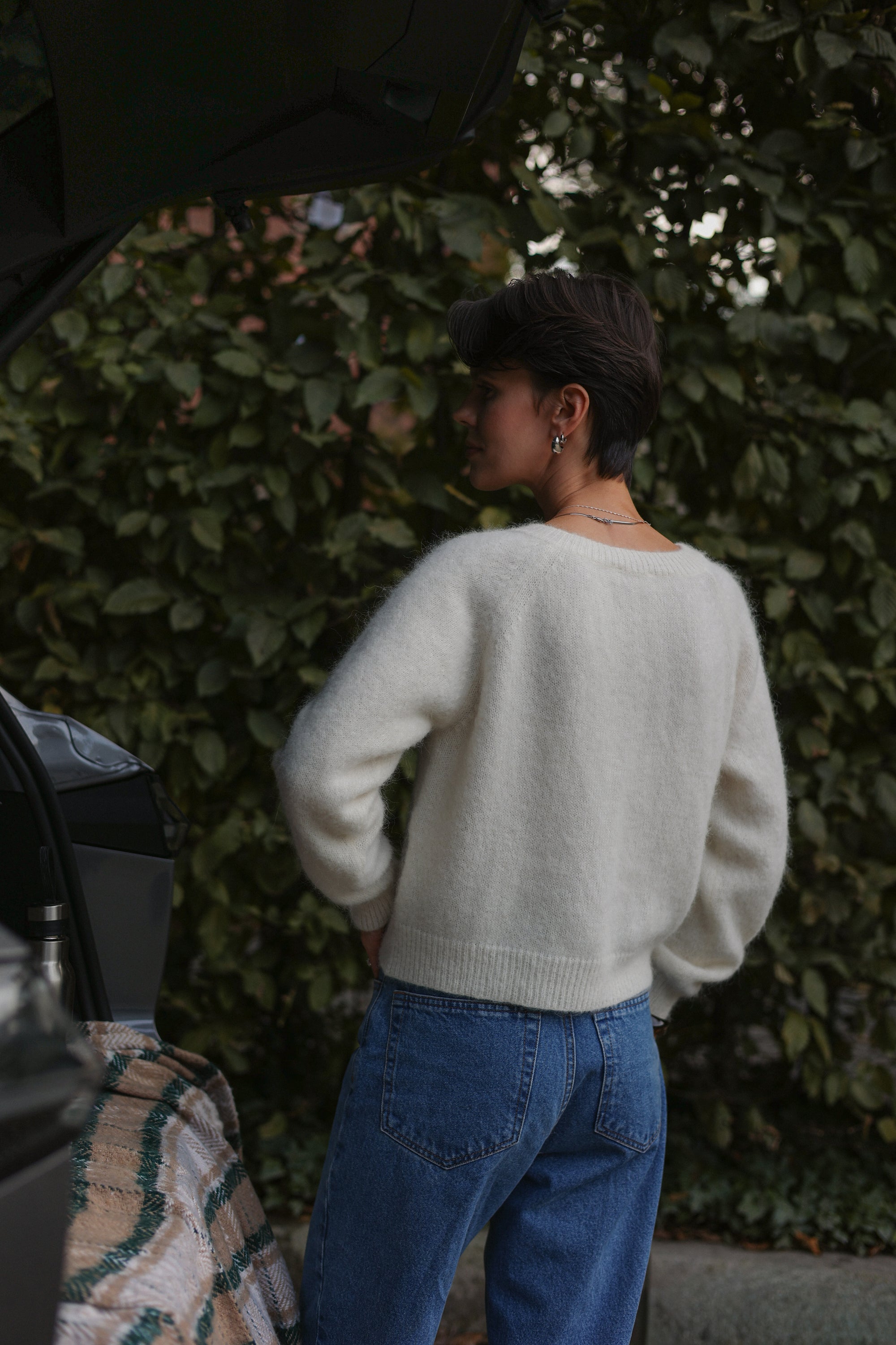 Sweter Cloud Off white || Alpaka