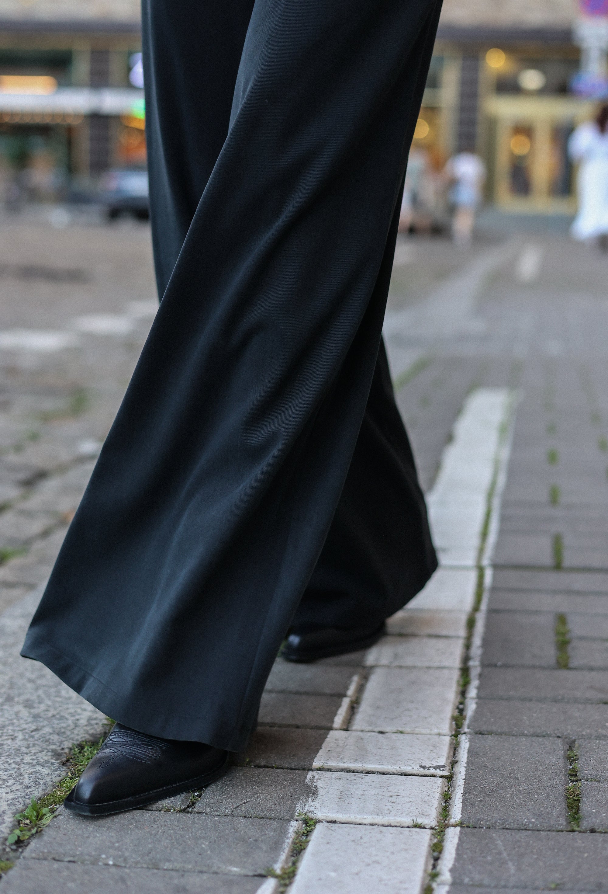 Spodnie Wide one Black || Bawełna & Lyocell
