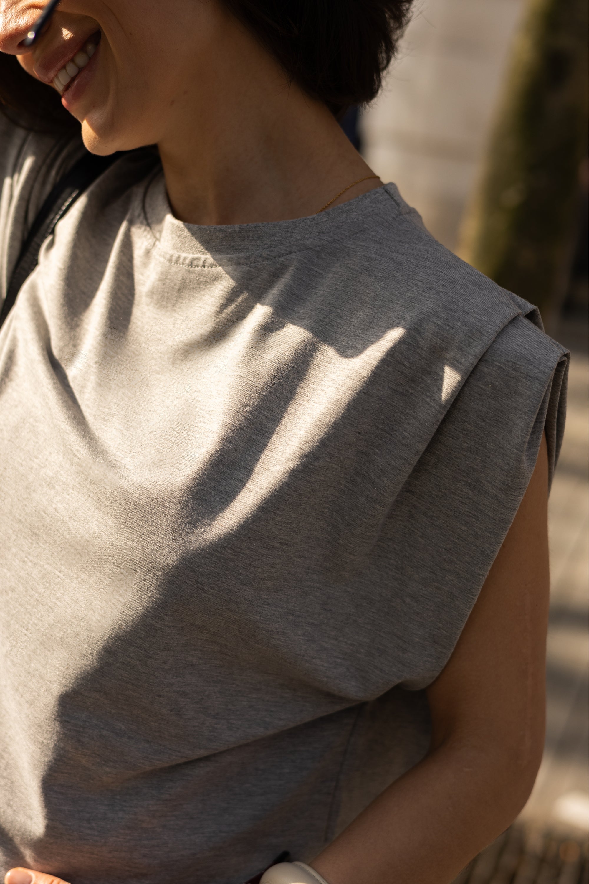 Executive Light Melange-T-Shirt || Baumwolle