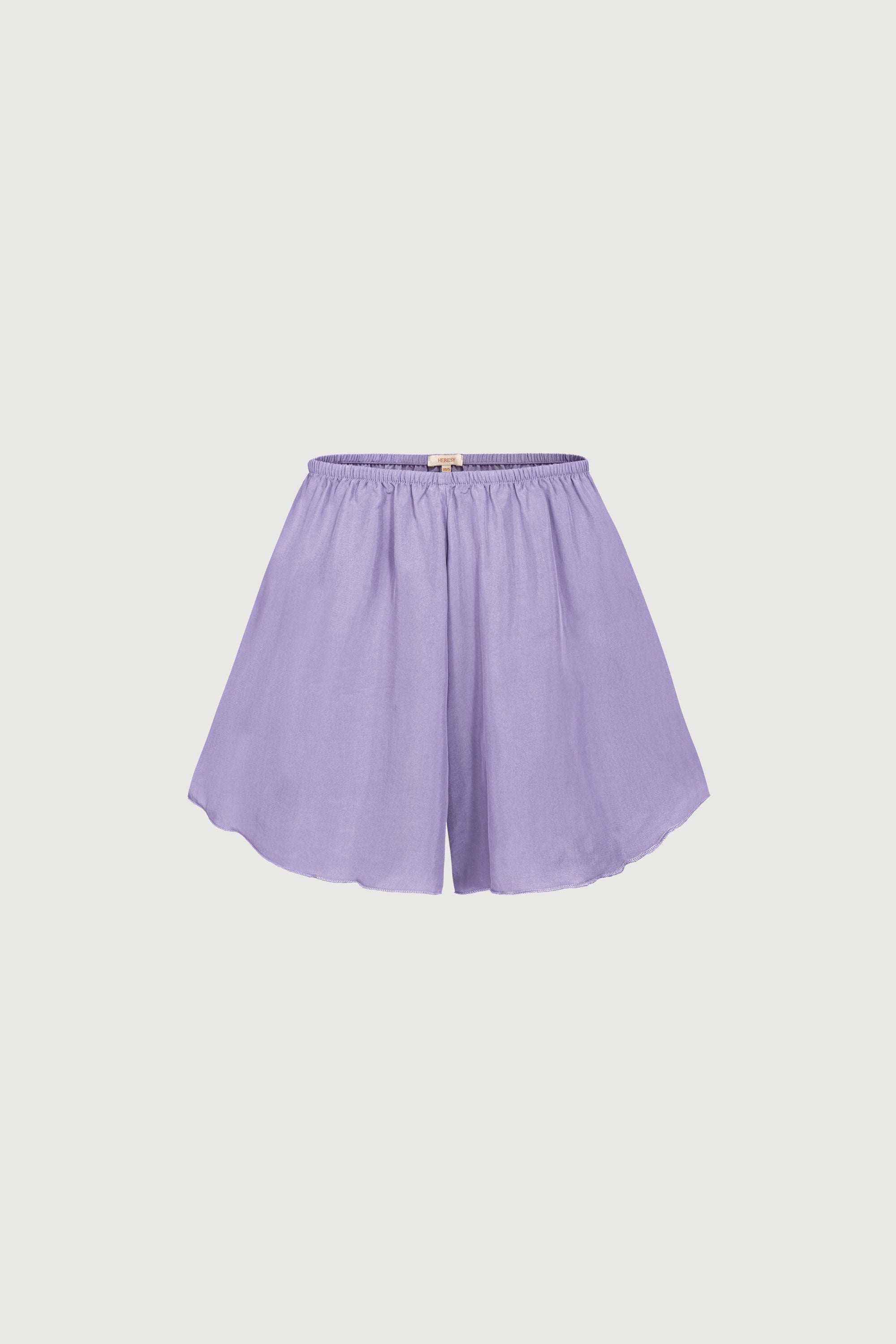 Szorty Under the sun Lavender || Cupro