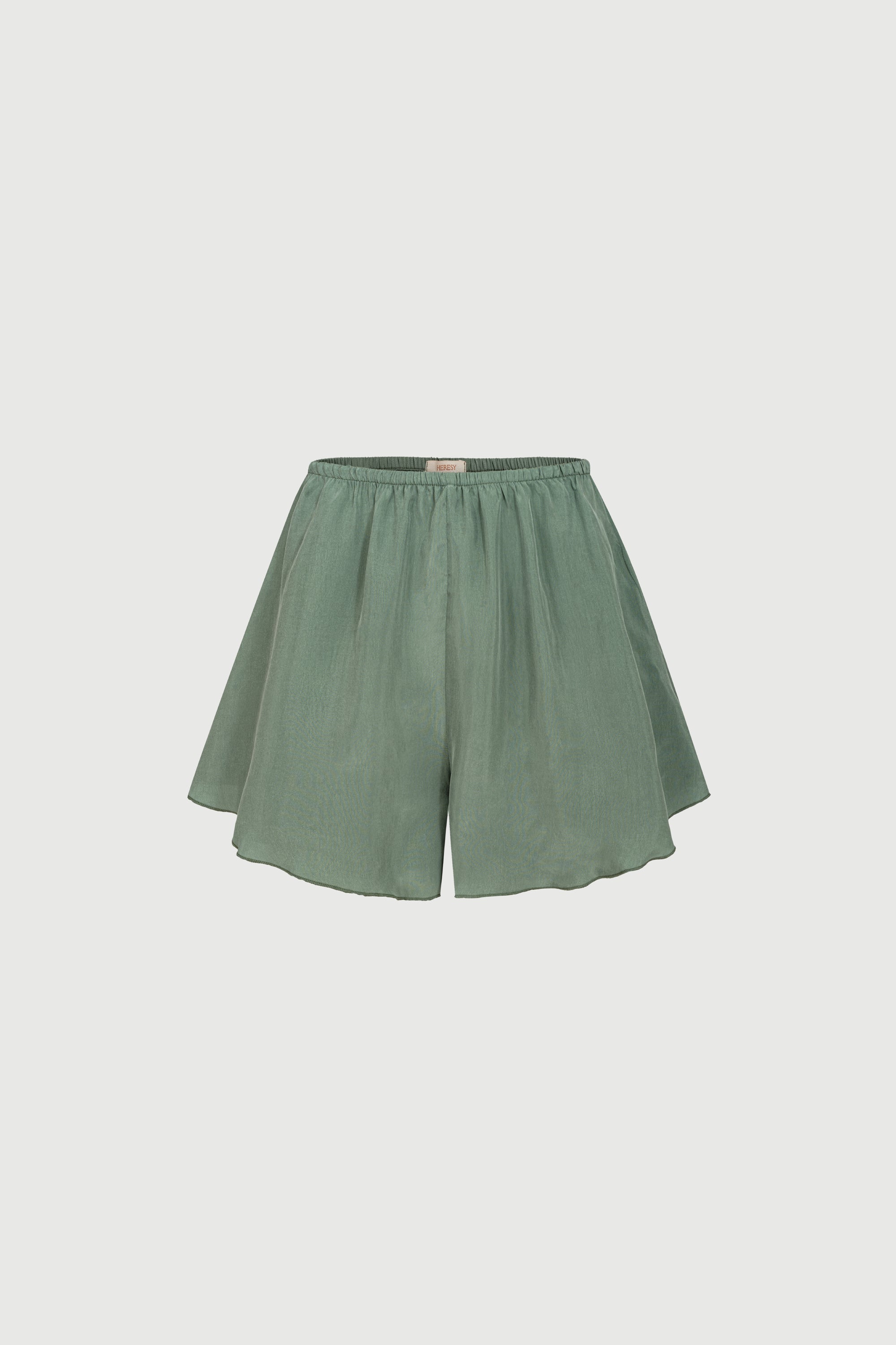 Szorty Under the sun Green || Cupro
