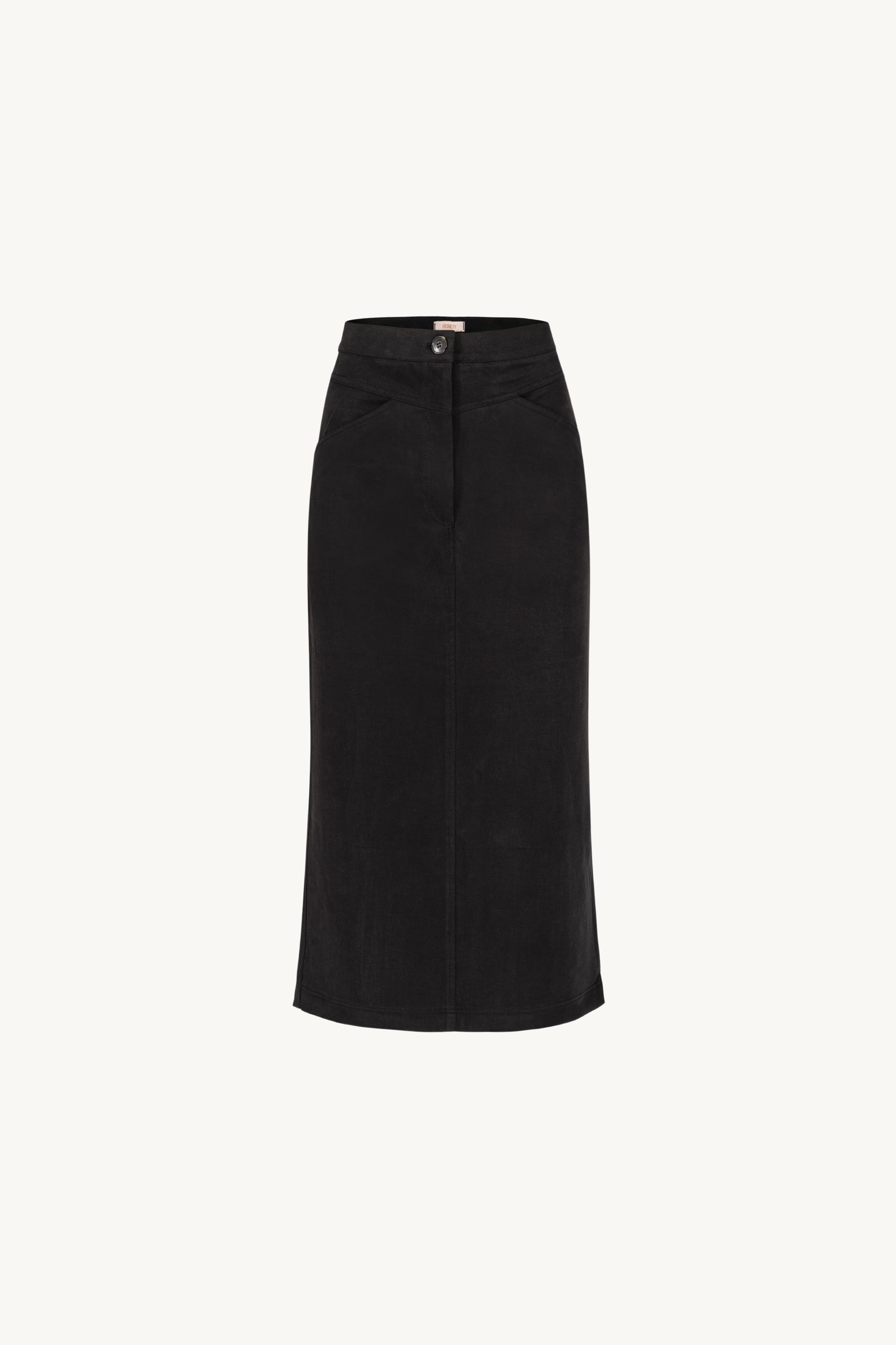 Spódnica Dakota Black || Bawełna &amp; Lyocell