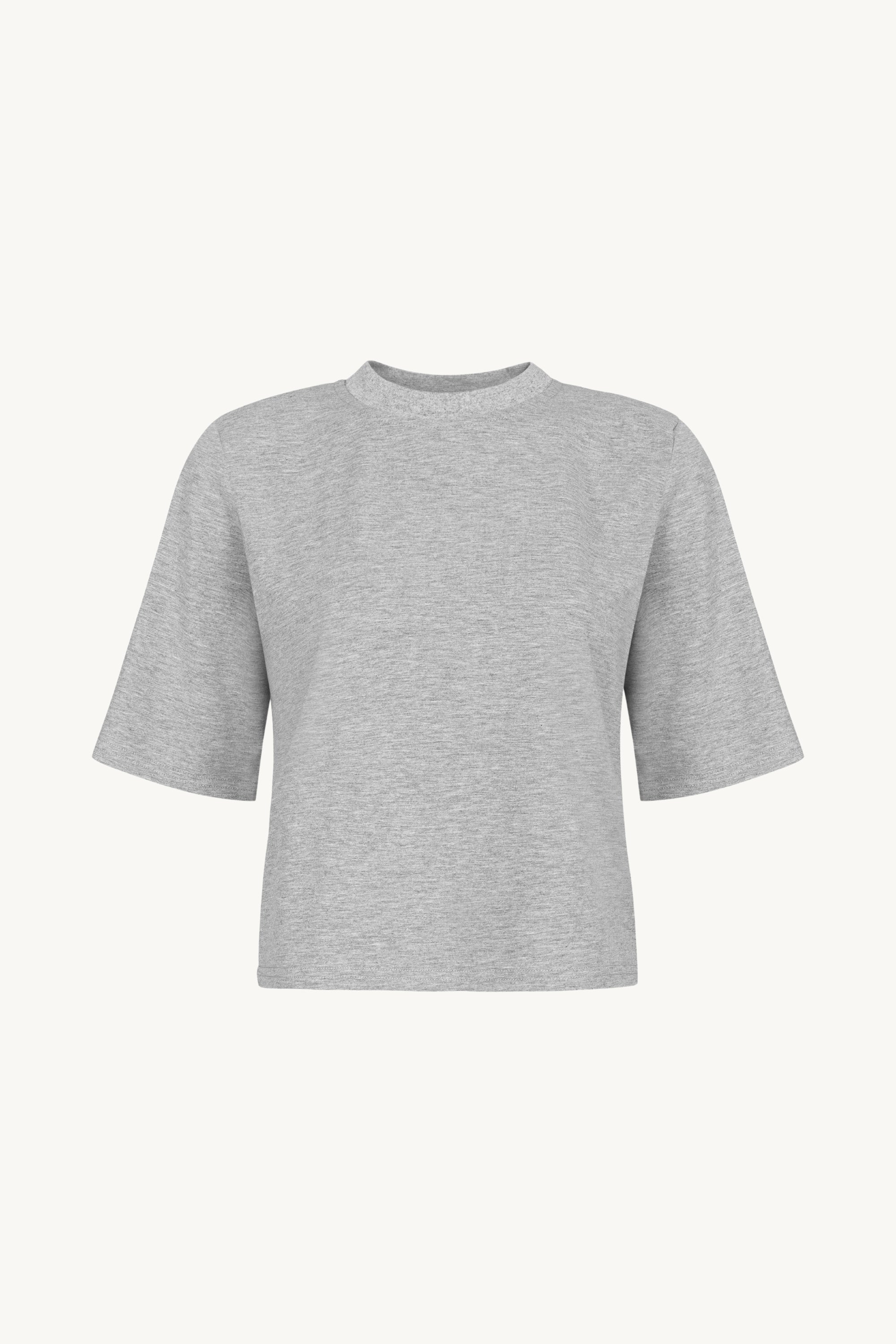 T-shirt Aura Light melange || Bawełna