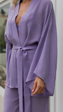 Kimono Under the sun Lavender || Cupro