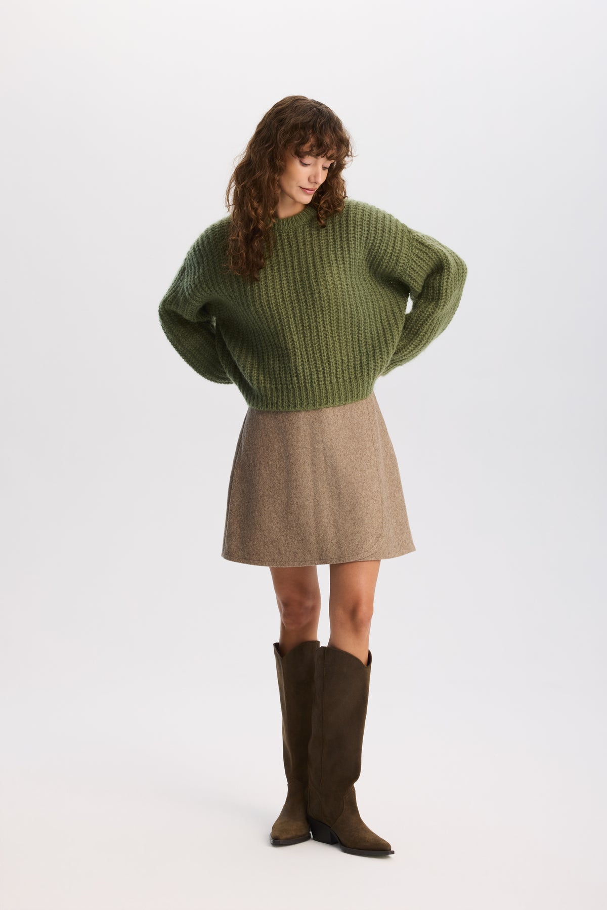 Sweter Array Green || Wełna