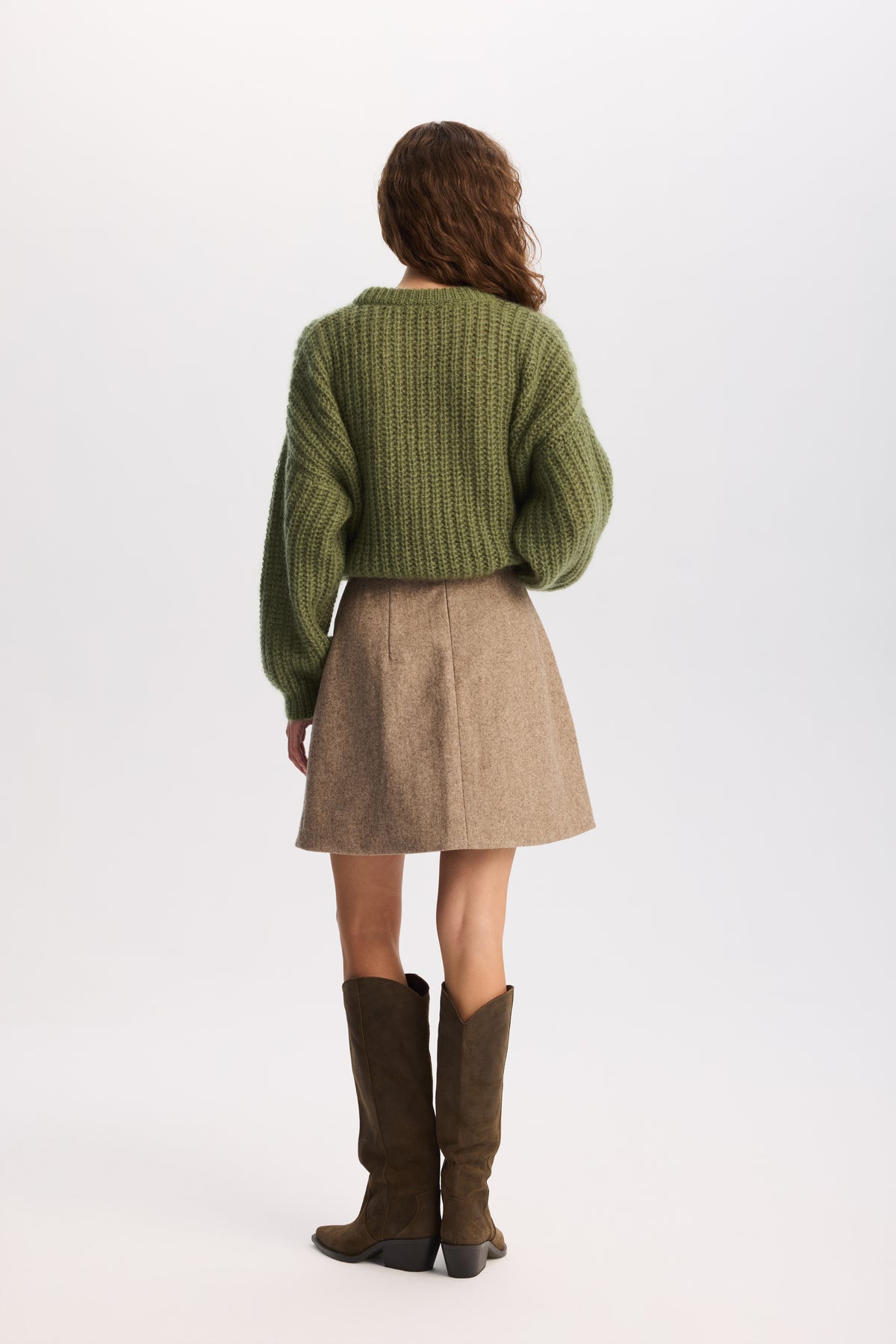 Sweter Array Green || Wełna