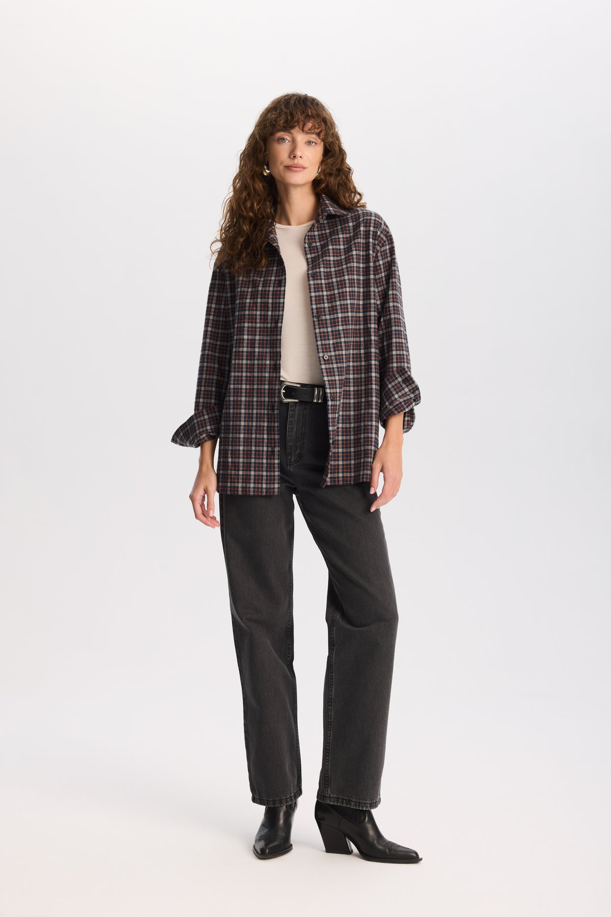 Koszula flanelowa Sally Blue || Bawełna