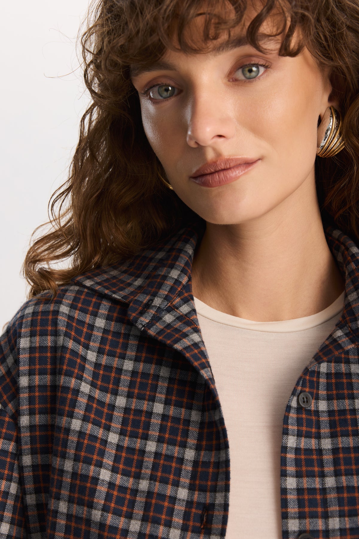 Koszula flanelowa Sally Blue || Bawełna