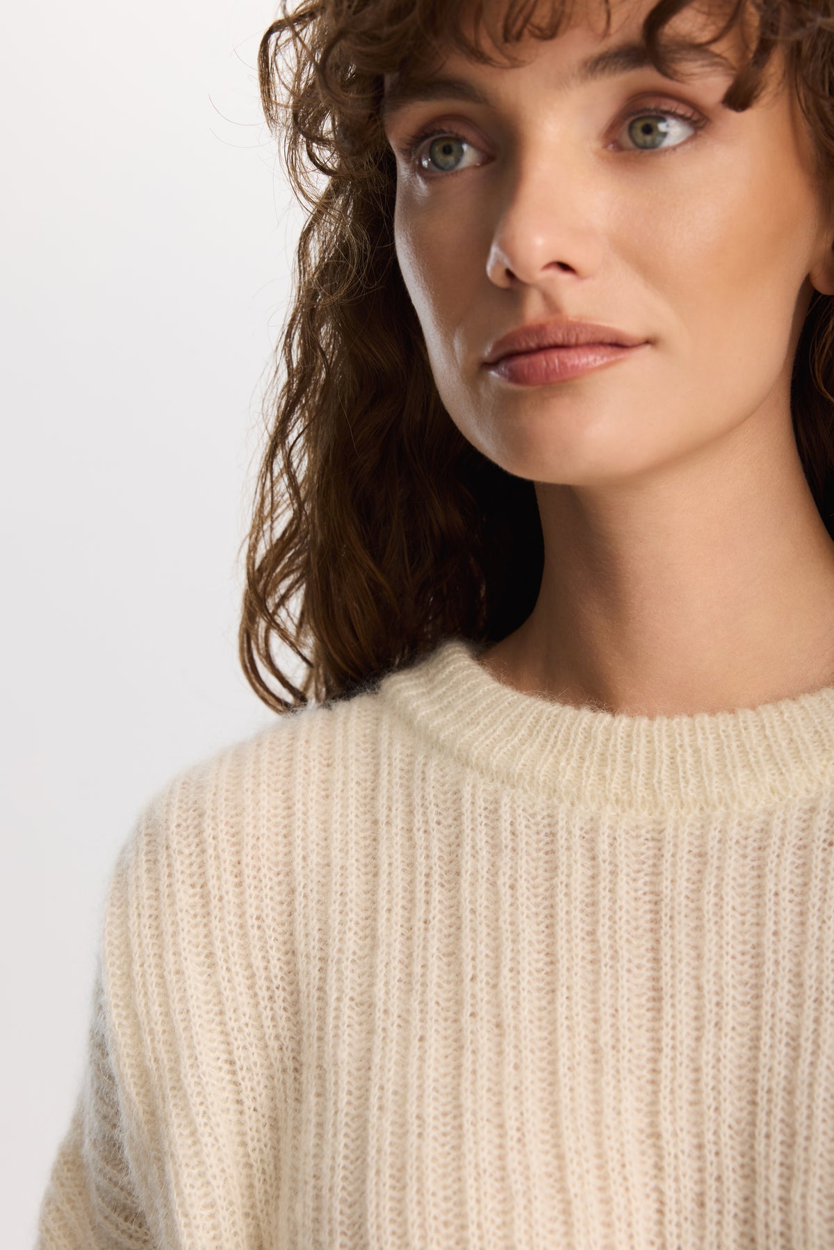 Sweter Lou Ecru || Wełna