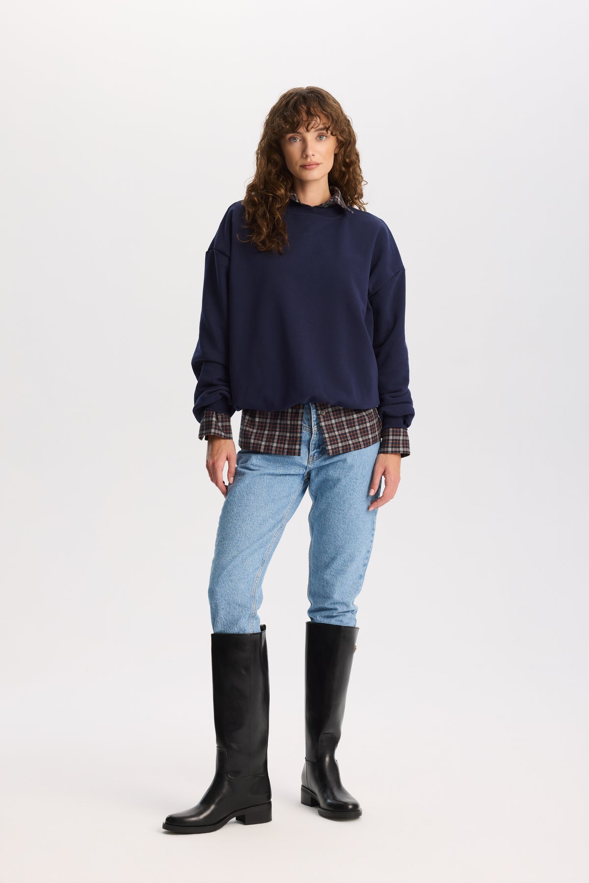 Bluza Taylor Navy blue || Bawełna