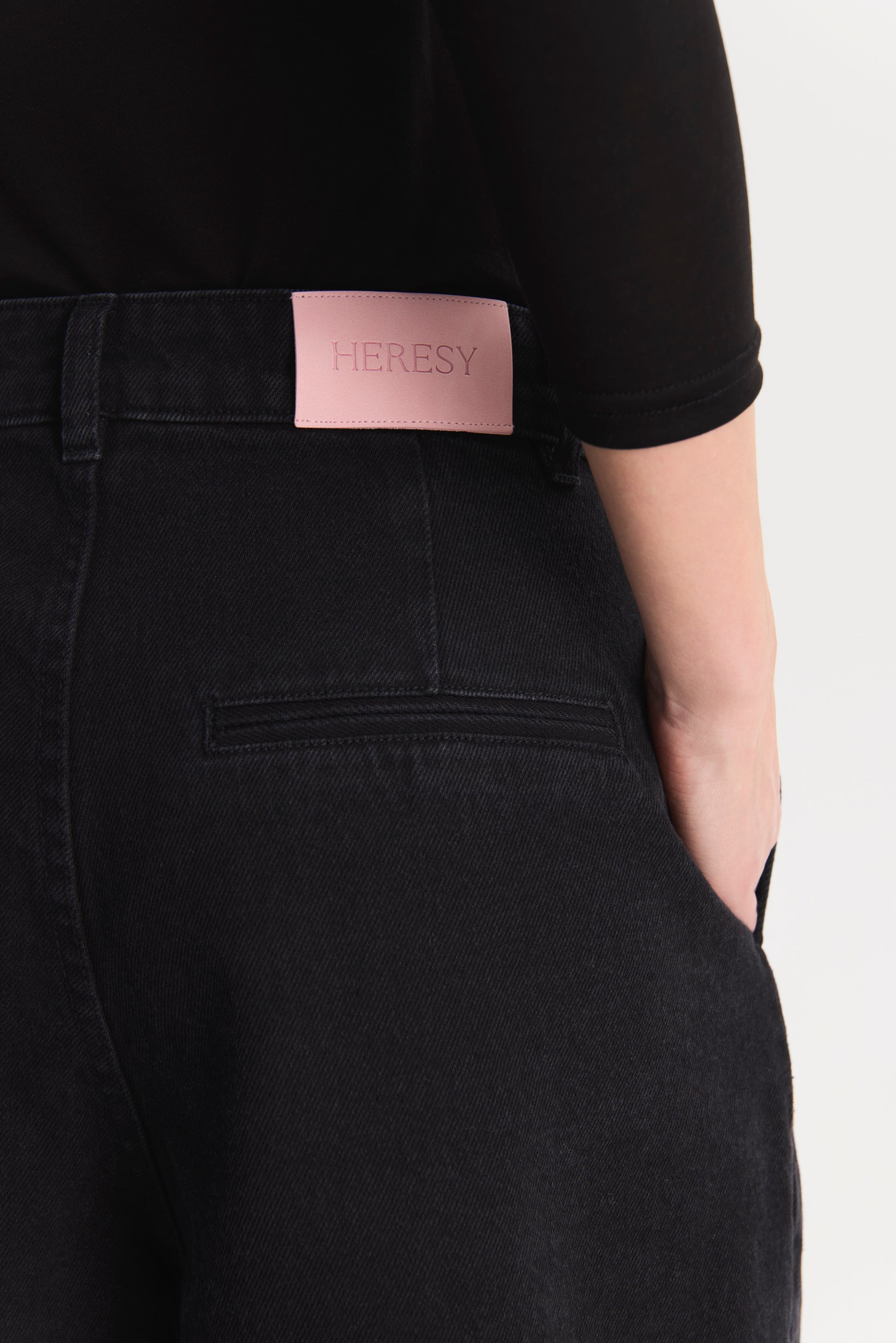 Bermudy Nico Black || Bawełna
