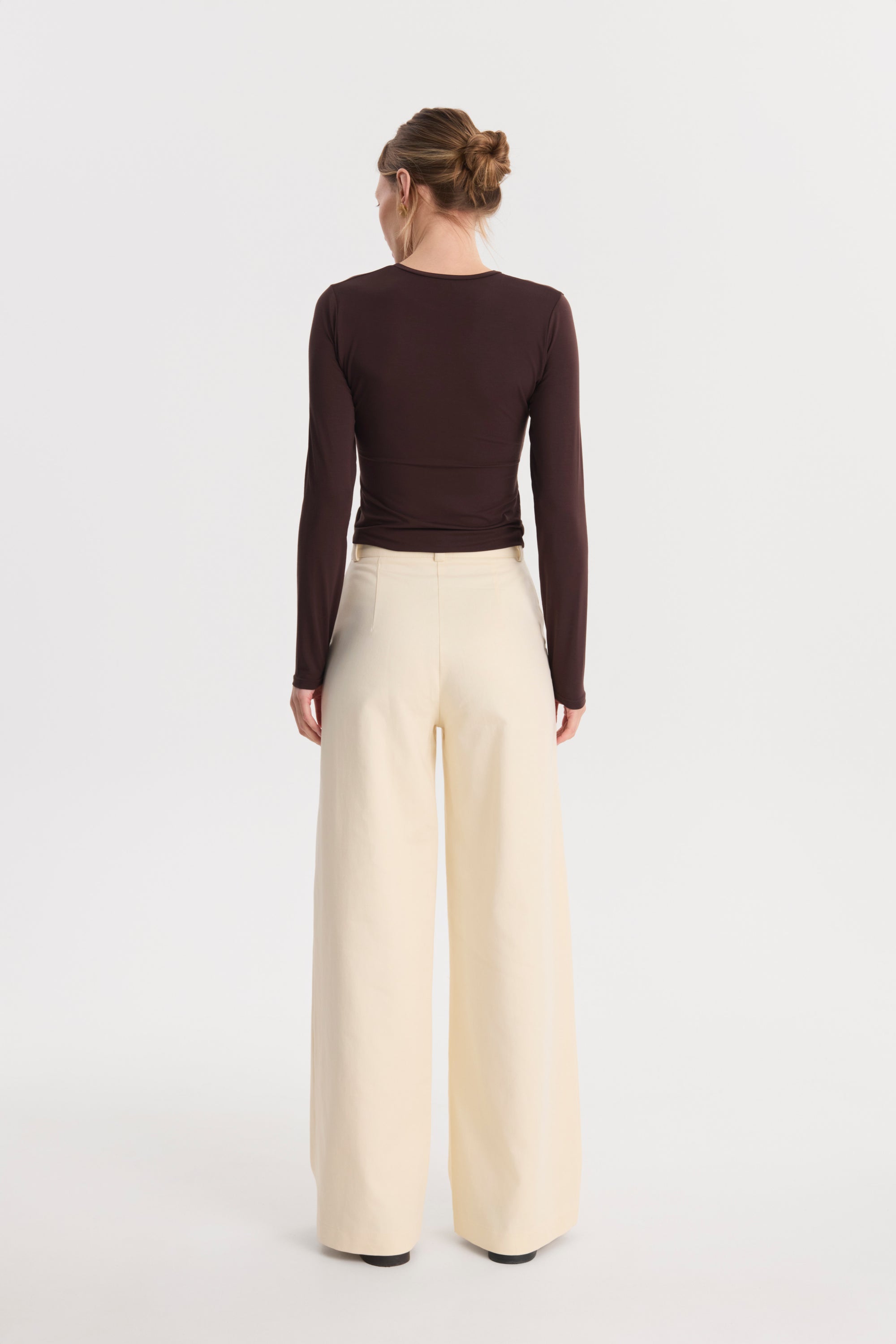 Longsleeve Mist Chocolate brown || Bambus