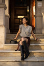 Executive Light Melange-T-Shirt || Baumwolle