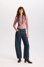 Spodnie jeansowe Shelby Navy Blue || Bawełna