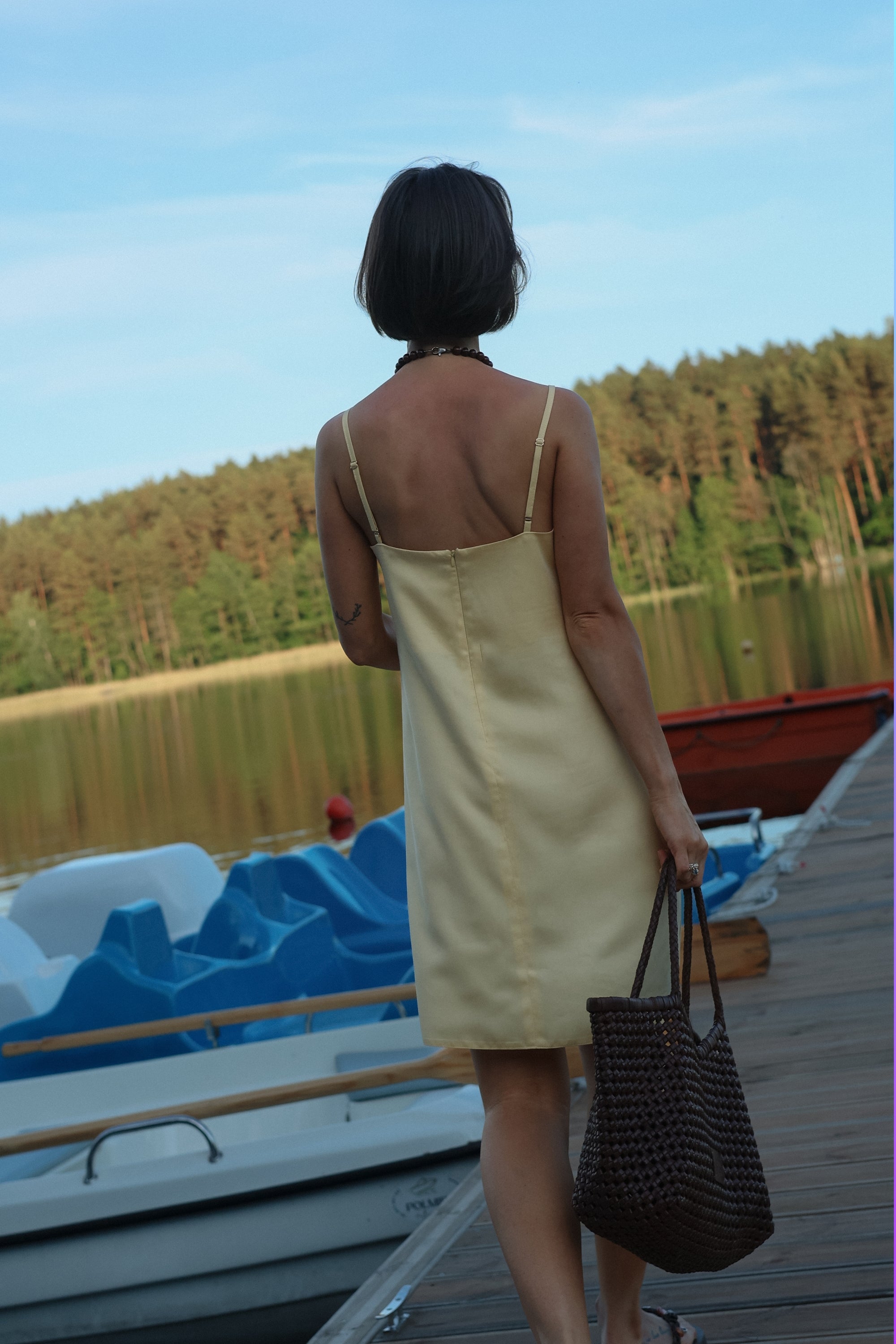 Sukienka Mia Butter Yellow || Lyocell